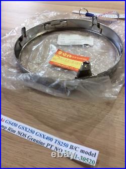 Suzuki GS450 GSX250 GSX400 TS250 B/C Headlamp Rim NOS Genuine PT NO 35111-30520 Suzuki GS450 GSX250 GSX400 TS250 B/C Headlamp Rim NOS Genuine PT NO 35111-30520