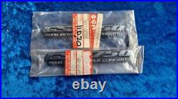 Suzuki GSX750 98-2000 Side Panel Emblems Pair NOS 68131-03F10 / 68141-03F10 NOS