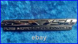 Suzuki GSX750 98-2000 Side Panel Emblems Pair NOS 68131-03F10 / 68141-03F10 NOS