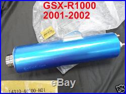 Suzuki GSX-R1000 Exhaust Muffler 2001-02 NOS GSXR1000 PIPE BODY 14310-40F00-H01