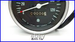 Suzuki GT100 May Fits GT125 Speedometer Speedo Genuine 120 Km NOS