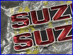 Suzuki GT185 GT250 GT380 GT550 T350 Tank Badges Emblem NOS Genuine 68111-33000