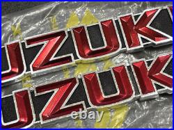 Suzuki GT185 GT250 GT380 GT550 T350 Tank Badges Emblem NOS Genuine 68111-33000