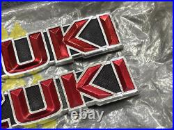 Suzuki GT185 GT250 GT380 GT550 T350 Tank Badges Emblem NOS Genuine 68111-33000