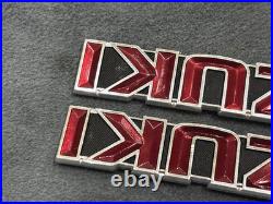 Suzuki GT185 GT250 GT380 GT550 T350 Tank Badges Emblem NOS Genuine 68111-33000