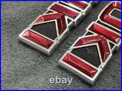 Suzuki GT185 GT250 GT380 GT550 T350 Tank Badges Emblem NOS Genuine 68111-33000