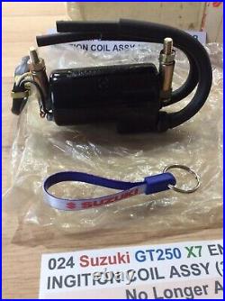 Suzuki GT250 X7 E EN GT500 A + B NOS IGNITION COIL ASSEMBLY NEW PT 33410-15321