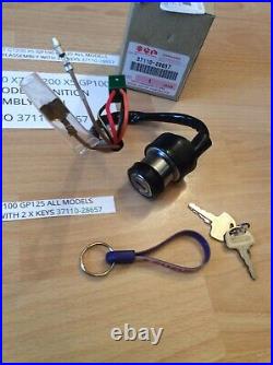 Suzuki GT250 X7 GT200 X5 GP100 GP125 nos ignition switch assembly 37110-28657 Suzuki GT250 X7 GT200 X5 GP100 GP125 nos ignition switch assembly 37110-28657