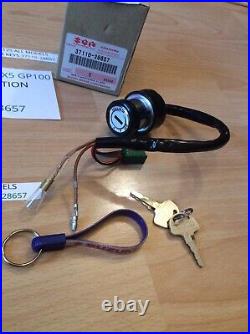 Suzuki GT250 X7 GT200 X5 GP100 GP125 nos ignition switch assembly 37110-28657 Suzuki GT250 X7 GT200 X5 GP100 GP125 nos ignition switch assembly 37110-28657