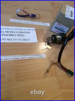 Suzuki GT250 X7 GT200 X5 GP100 GP125 nos ignition switch assembly 37110-28657