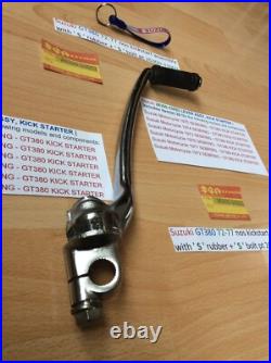 Suzuki GT380 72-77 nos kickstart assembly with' S' rubber + bolt 26300-33003
