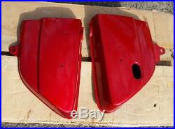 Suzuki GT380 Sebring NOS Side Panels (pair) Gypsy Candy Red