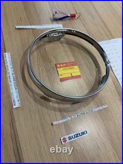 Suzuki GT550 all GT750 LMAB 74-77 RE5 NOS CHROME HEADLIGHT RIM Pt no 35111-34030