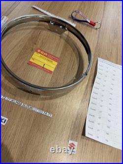 Suzuki GT550 all GT750 LMAB 74-77 RE5 NOS CHROME HEADLIGHT RIM Pt no 35111-34030