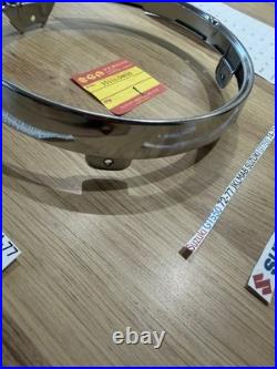 Suzuki GT550 all GT750 LMAB 74-77 RE5 NOS CHROME HEADLIGHT RIM Pt no 35111-34030
