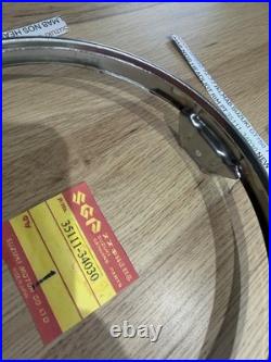 Suzuki GT550 all GT750 LMAB 74-77 RE5 NOS CHROME HEADLIGHT RIM Pt no 35111-34030