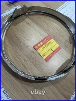 Suzuki GT550 all GT750 LMAB 74-77 RE5 NOS CHROME HEADLIGHT RIM Pt no 35111-34030