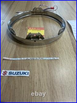 Suzuki GT550 all GT750 LMAB 74-77 RE5 NOS CHROME HEADLIGHT RIM Pt no 35111-34030