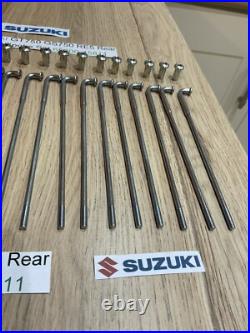 Suzuki GT750 GS750 RE5 NOS Rear Wheel Spoke Set 65300-45811 NEW IN SUZUKI BAGS