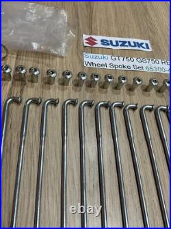 Suzuki GT750 GS750 RE5 NOS Rear Wheel Spoke Set 65300-45811 NEW IN SUZUKI BAGS