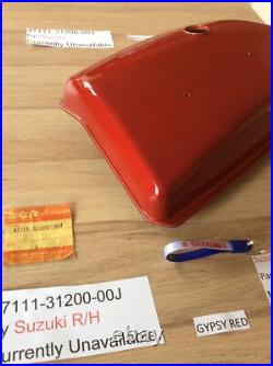 Suzuki GT750 NOS RIGHT SIDE PANEL CANDY GYPSY RED PT NO 47111-31200-00J
