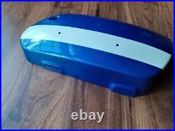 Suzuki Genuine T250J LH Side Panel 47210-18620-525 Candy Blue /White NOS Mint