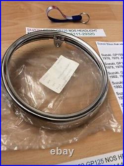 Suzuki Gp100 Gp125 Nos Headlight Rim New Pt No 35111-29320