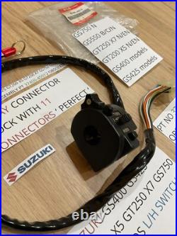 Suzuki Gs400 Gs425 Gt200 X5 Gt250 X7 Gs750 Gs550 Nos L/h Switch Ass 37400-45012