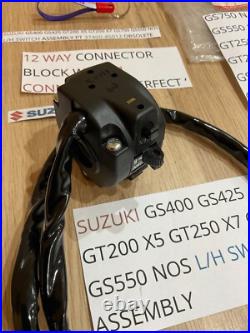 Suzuki Gs400 Gs425 Gt200 X5 Gt250 X7 Gs750 Gs550 Nos L/h Switch Ass 37400-45012