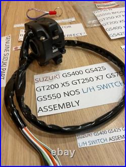 Suzuki Gs400 Gs425 Gt200 X5 Gt250 X7 Gs750 Gs550 Nos L/h Switch Ass 37400-45012