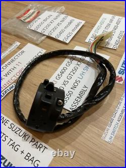 Suzuki Gs400 Gs425 Gt200 X5 Gt250 X7 Gs750 Gs550 Nos L/h Switch Ass 37400-45012
