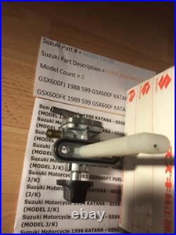 Suzuki Gsx600 Katana Gsx600 Ft 1988-1996 Nos Fuel Petcock Pt No 44300-19c00 New