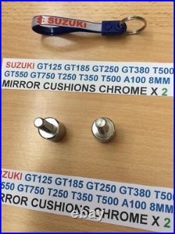 Suzuki Gt125 Gt185 Gt250 Gt380 T500 Gt550 Gt750 T250 T350 T500 A100 8mm Mirror Suzuki Gt125 Gt185 Gt250 Gt380 T500 Gt550 Gt750 T250 T350 T500 A100 8mm Mirror