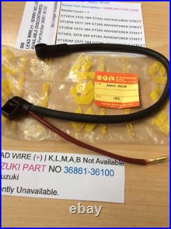Suzuki Gt185 K. L. M. A. B Nos Battery Cable New In Bag With Tag Pt No 36861-36100