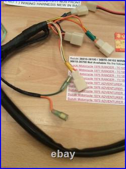 Suzuki Gt185 Klmab 73-77 Nos Wiring Harness New Pt No 36610-36100 36610-36102