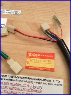 Suzuki Gt185 Klmab 73-77 Nos Wiring Harness New Pt No 36610-36100 36610-36102