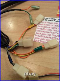 Suzuki Gt185 Klmab 73-77 Nos Wiring Harness New Pt No 36610-36100 36610-36102