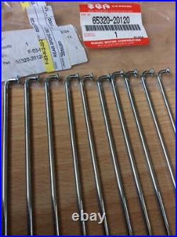 Suzuki Gt185 Tc90 Ts90 Tc120 T125 Nos Rear Spoke Set New In Bag Pt 65320-20120