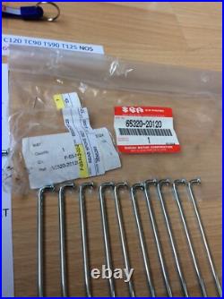 Suzuki Gt185 Tc90 Ts90 Tc120 T125 Nos Rear Spoke Set New In Bag Pt 65320-20120