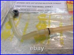 Suzuki Gt250 T350 All Nos Oil Hose / Oil Pipe No 1 With Tag Pt No 16810-18630