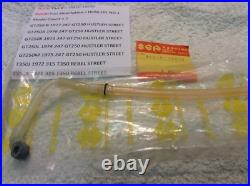 Suzuki Gt250 T350 All Nos Oil Hose / Oil Pipe No 1 With Tag Pt No 16810-18630