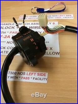 Suzuki Gt250 T500 Gt500 Nos Handle Switch Assembly Reads 577-2a On Underside