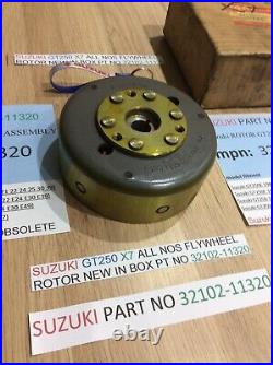 Suzuki Gt250 X7 All Nos Flywheel Rotor New In Box Pt No 32102-11320