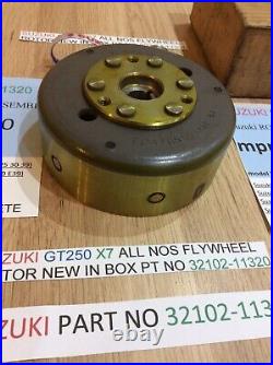 Suzuki Gt250 X7 All Nos Flywheel Rotor New In Box Pt No 32102-11320