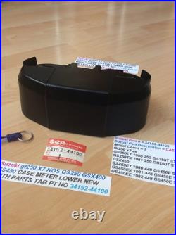 Suzuki Gt250 X7 Gs250 Gsx400 Gs450 Nos Meter Cover Under Pt No 34152-44100 New