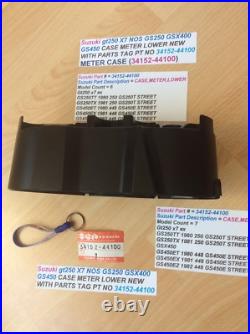 Suzuki Gt250 X7 Gs250 Gsx400 Gs450 Nos Meter Cover Under Pt No 34152-44100 New