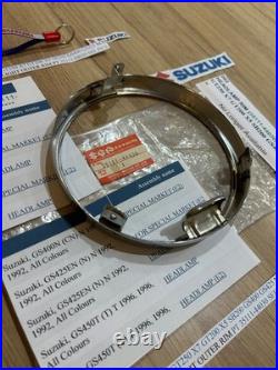 Suzuki Gt250 X7 Gt200 X5 Sb200 Gs400 Gs425 Nos Headlight Rim Pt 35111-44030 Nice