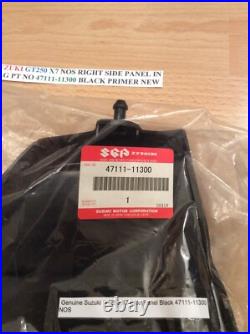 Suzuki Gt250 X7 Nos Right Side Panel In Bag Pt No 47111-11300 Black Primer New