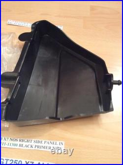 Suzuki Gt250 X7 Nos Right Side Panel In Bag Pt No 47111-11300 Black Primer New