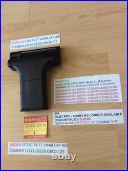 Suzuki Gt380 1974-1977 L. M. A. B Nos Cap Air Cleaner Pt 13722-33110 New Obsolete